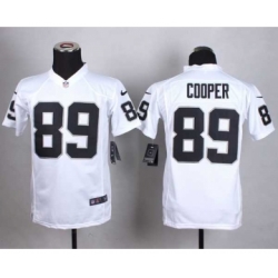 nike youth nfl jerseys oakland raiders 89 cooper white[nike][cooper]