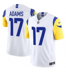 Men Los Angeles Rams  17 Davante Adams White 2026 F U S E  Vapor Limited Stitched Football Jersey