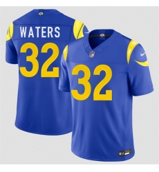 Men Los Angeles Rams  32 Jordan Waters Royal 2026 F U S E  Vapor Limited Stitched Football Jersey