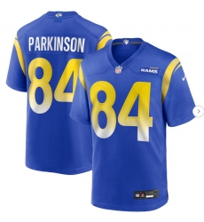 Men Los Angeles Rams Colby Parkinson #84 Blue F U S E Stitched Football Jersey Men Los Angeles Rams Colby Parkinson #84 Blue F U S E Stitched Football Jersey