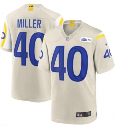 Men Los Angeles Rams Von Miller 40 Game Stitched NFL Jersey