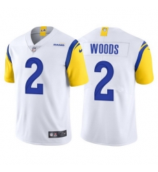 Men Nike Rams 2 Robert Woods White Vapor Untouchable Limited Jersey