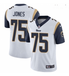 Youth Nike Los Angeles Rams #75 Deacon Jones White Vapor Untouchable Limited Player NFL Jersey