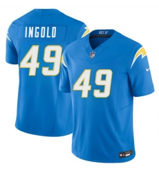 Men Los Angeles Chargers  49 Alec Ingold Blue 2026 F U S E  Vapor Limited Stitched Football Jersey