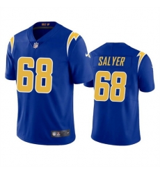 Men Los Angeles Chargers 68 Jamaree Salyer Royal Vapor Untouchable Limited Stitched Jersey