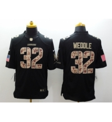 Nike San Diego Chargers 32 Eric Weddle black Limited Salute to Service NFL Jersey