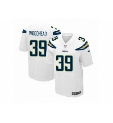 Nike San Diego Chargers 39 Danny Woodhead white Elite NFL Jersey