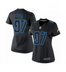 Womens Los Angeles Chargers 97 Joey Bosa Limited Black Impact Football Jersey