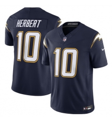 Youth Los Angeles Chargers  10 Justin Herbert Navy 2025 F U S E  Alternate Vapor Limited Stitched Football Jersey