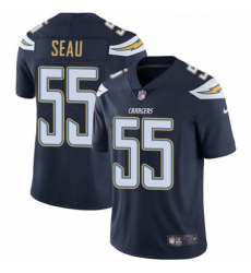 Youth Nike Los Angeles Chargers 55 Junior Seau Elite Navy Blue Team Color NFL Jersey