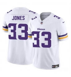 Men Minnesota Vikings 33 Aaron Jones White F U S E  Vapor Untouchable Limited Stitched Jersey