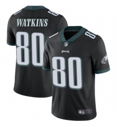 Men Nike Philadelphia Eagles Quez Watkins #80 Black Vapor Limited Jersey