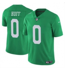 Men Philadelphia Eagles 0 Bryce Huff Green Vapor Untouchable Throwback Limited Stitched Football Jersey