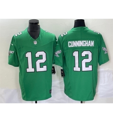 Men Philadelphia Eagles 12 Randall Cunningham Green 2023 F U S E Vapor Untouchable Stitched Football Jersey