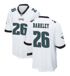 Men Philadelphia Eagles 26 SAQUON BARKLEY white Vapor Untouchable Limited Stitched Football Jersey