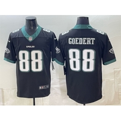 Men Philadelphia Eagles 88 Dallas Goedert Black Vapor Untouchable Limited Stitched Jersey