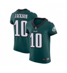 Mens Philadelphia Eagles 10 DeSean Jackson Midnight Green Team Color Vapor Untouchable Elite Player Football Jersey