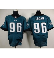 Nike Philadelphia Eagles 96 Bennie Logan Green Elite NFL Jersey