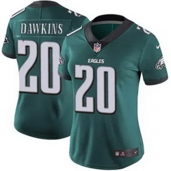 Women Philadelphia Eagles Brian Dawkins #20 Green F U S E Stitched NFL Jersey