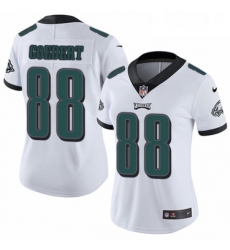 Womens Nike Philadelphia Eagles 88 Dallas Goedert White Vapor Untouchable Limited Player NFL Jersey