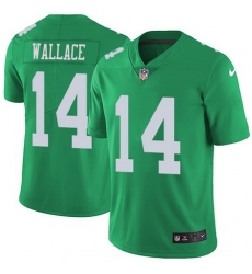 Nike Eagles #14 Mike Wallace Green Youth Stitched NFL Limited Rush Jersey