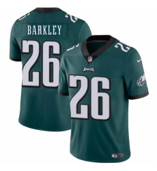 Toddler Philadelphia Eagles 26 Saquon Barkley Green Vapor Untouchable Limited Stitched Football Jersey