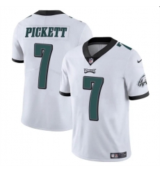 Youth Philadelphia Eagles 7 Kenny Pickett White Vapor Untouchable Limited Stitched Football Jersey