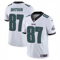 Youth Philadelphia Eagles 87 Jahan Dotson White Vapor Untouchable Limited Stitched Football Jersey