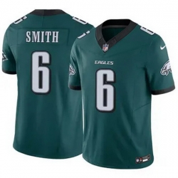 Youth Philadelphia Eagles DeVonta Smith #6 Green F U S E Stitched NFL Jersey