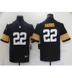 Men Nike Pittsburgh Steelres Najee Harris 22 Black Vapor Limited Jersey