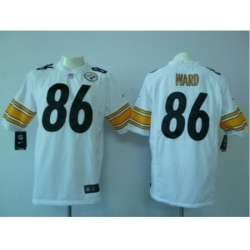 Nike Pittsburgh Steelers 86 Hines Ward White Game NFL Jersey