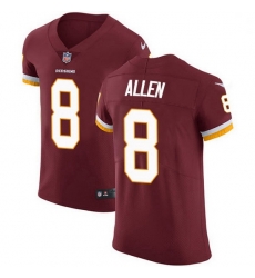 Nike Redskins 8 Kyle Allen Burgundy Red Team Color Men Stitched NFL Vapor Untouchable Elite Jersey