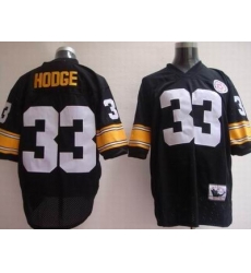 Pittsburgh Steelers 33 Hodge black Throwback jerseys