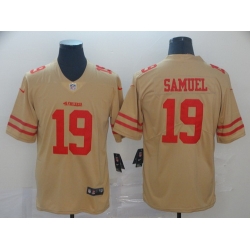 49ers 19 Deebo Samuel Cream Inverted Legend Limited Jersey