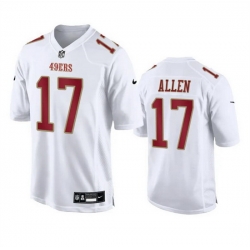 Men San Francisco 49ers 17 Brandon Allen White Fashion Vapor Untouchable Limited Stitched Football Jersey