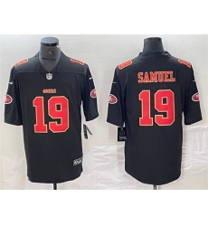 Men San Francisco 49ers 19 Deebo Samuel Black Vapor Untouchable Limited Stitched Jersey