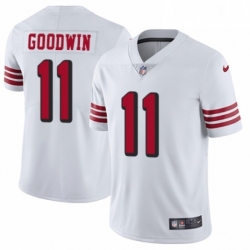 Mens Nike San Francisco 49ers 11 Marquise Goodwin Limited White Rush Vapor Untouchable NFL Jersey