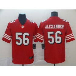 Men's San Francisco 49ers Kwon Alexander 56 Red Nike Scarlet Player Limited Jersey