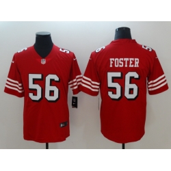 Men's San Francisco 49ers Reuben Foster 56 Red Nike Scarlet Player Limited Jersey