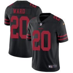 Nike 49ers #20 Jimmie Ward Black Alternate Mens Stitched NFL Vapor Untouchable Limited Jersey