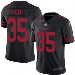 Nike 49ers #35 Eric Reid Black Mens Stitched NFL Limited Rush Jersey