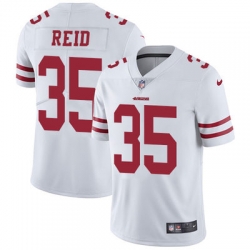 Nike 49ers #35 Eric Reid White Mens Stitched NFL Vapor Untouchable Limited Jersey