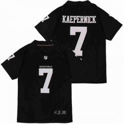 Nike 7 Colin Kaepernick All black Vapor Untouchable Limited Jersey