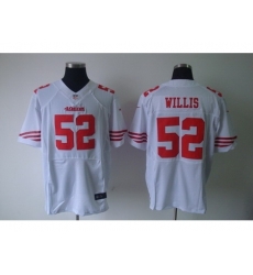 Nike San Francisco 49ers 52 Patrick Willis White Elite NFL Jersey