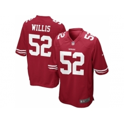 Nike San Francisco 49ers 52 Patrick Willis red Game NFL Jersey