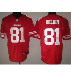 Nike San Francisco 49ers 81 Anquan Boldin Red Elite NFL Jersey