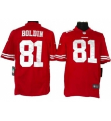 Nike San Francisco 49ers 81 Anquan Boldin Red Limited NFL Jersey