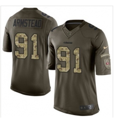 Nike San Francisco 49ers #91 Arik Armstead Green Men 27s Stitched NFL Limited Salute to Service Jersey