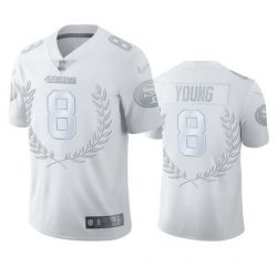 San Francisco 49ers 8 Steve Young Men 27 Nike Platinum NFL MVP Limited Edition Jersey