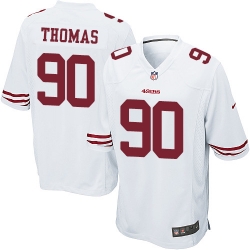 Nike 49ers #90 Solomon Thomas White Youth Stitched NFL Elite Jersey